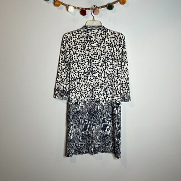 Diane Von Furstenberg silk patterned shift dress - Picture 5 of 5